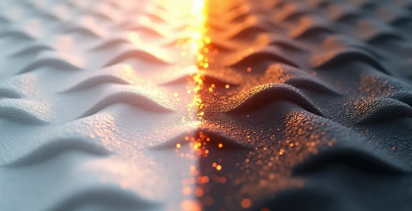 Vue aérienne comparative montrant l'effet des toits blancs contre les îlots de chaleur à Montréal